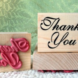 Thank You Rubber Stamp