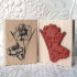 Adonis Flower Rubber Stamp