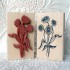 Aster Flowers Rubber Stamp