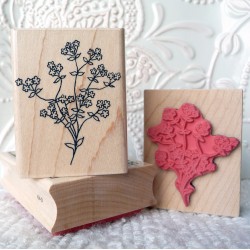 Baby's Breath Flower Rubber Stamp
