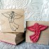 Singing Angel Rubber Stamp