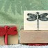Small Dragonfly Rubber Stamp