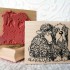 Sheep and Sheepdog Rubber Stamp