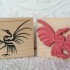 Asian Crane Rubber Stamp