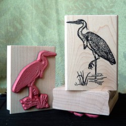 Great Blue Heron Rubber Stamp Great Blue Heron Rubber Stamp