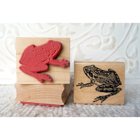 Frog Rubber Stamp