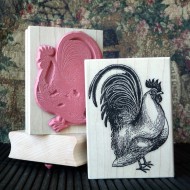 Rooster Rubber Stamp Rooster Rubber Stamp