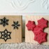 3 Snowflakes Rubber Stamp
