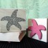 Large Starfish Rubber Stamp