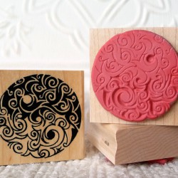 Saltspring Yin Yang Rubber Stamp