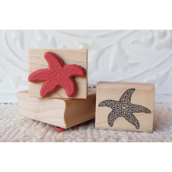 Small Starfish Rubber Stamp