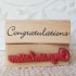 Congratulations Rubber Stamp
