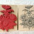 Windflowers Rubber Stamp