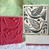2 Turtle Doves Rubber Stamp