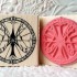 Compass Rubber Stamp