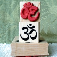 OM Symbol Rubber Stamp