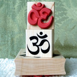 OM Symbol Rubber Stamp