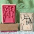 Snowman Rubber Stamp