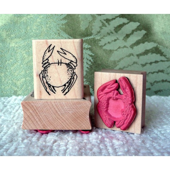 Crab Rubber Stamp