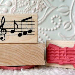 Musical Notes Rubber Stamp Musical Notes Rubber Stamp