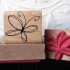 Wispy Butterfly Rubber Stamp
