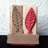 Fishbone Leaf Rubber Stamp