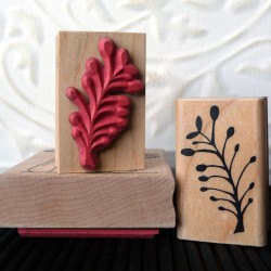 Buds Rubber Stamp