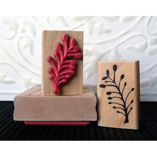 Buds Rubber Stamp