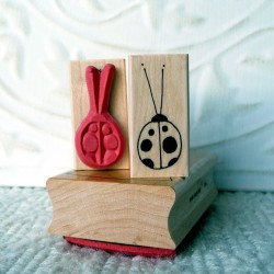 Ladybug Rubber Stamp