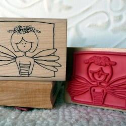 Ms. Fairy Rubber Stamp