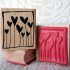 Framed Hearts Rubber Stamp