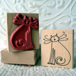 Kitty Rubber Stamp
