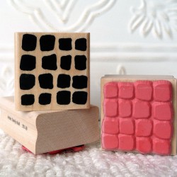 Background Blocks Rubber Stamp