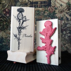 Thistle Rubber Stamp
