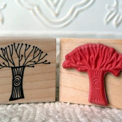 My First Tree Rubber Stamp
