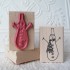 Skinny Snowman Rubber Stamp