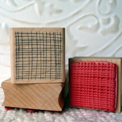 Background Mesh Rubber Stamp