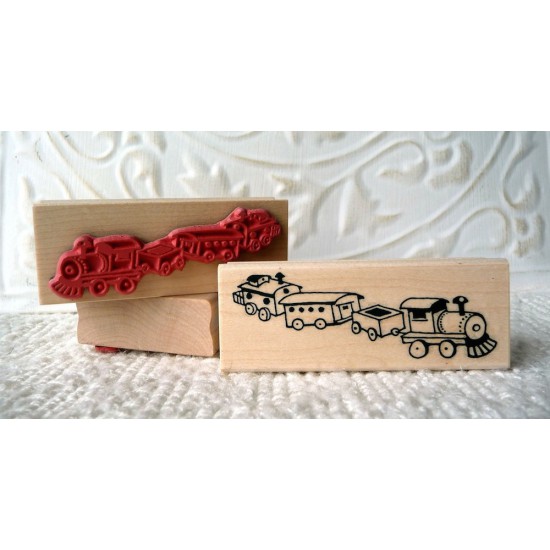 Choo-choo Train Rubber Stamp