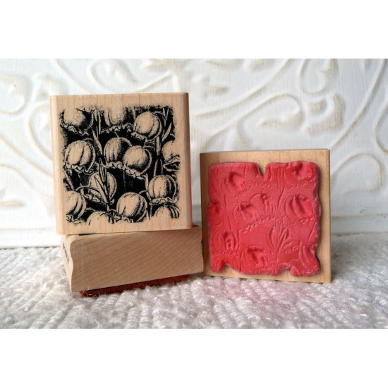 Lily of the Valley Flower Rubber Stamp