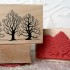 Winter Trees Rubber Stamp