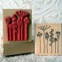 Stick Flowers Rubber Stamp