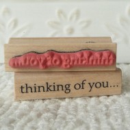 Thinking of You Rubber Stamp