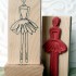 Dancer Rubber Stamp