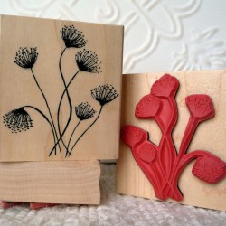 Queen Anne's Lace Rubber Stamp