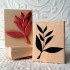 Solid Leaves Rubber Stamp