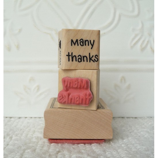 many thanks Rubber Stamp
