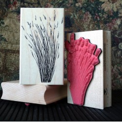 Grass Cluster Rubber Stamp Grass Cluster Rubber Stamp