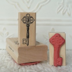 Vintage Key Rubber Stamp