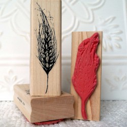 Wheat Rubber Stamp