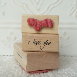 i love you Rubber Stamp